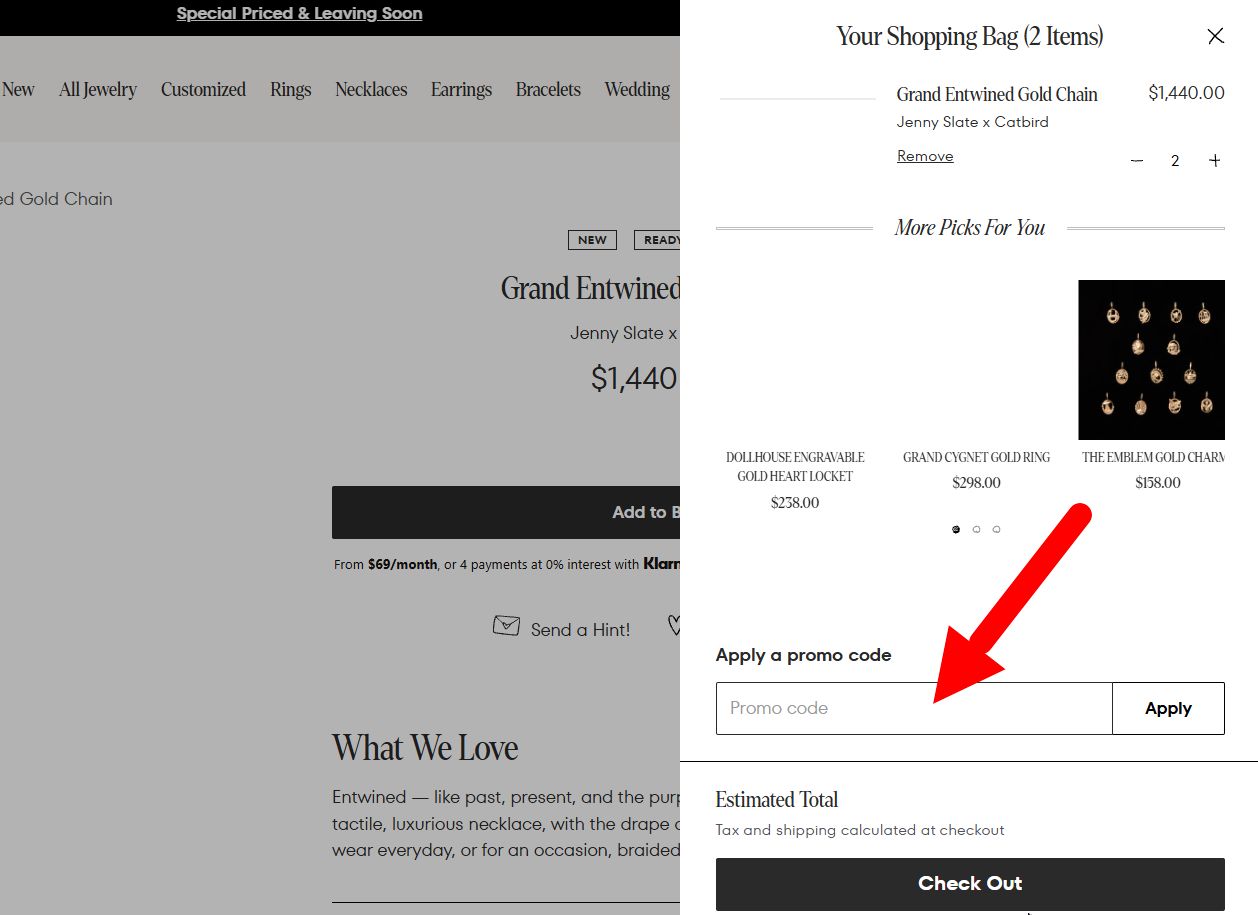 “How to activate a Catbird promo code”